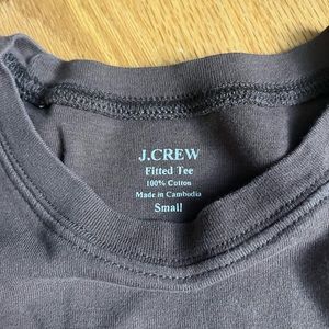 Brown J-crew t-shirt